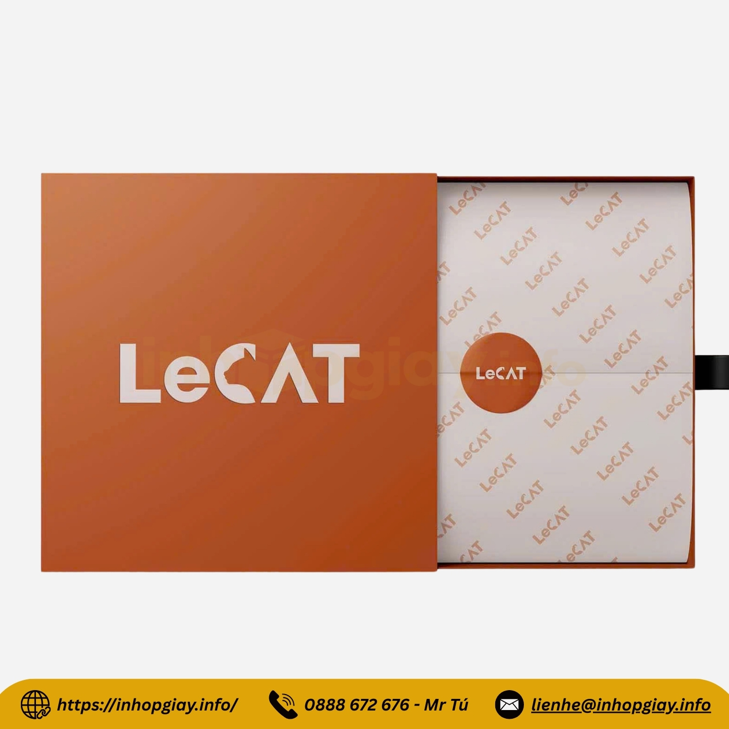 Kích thước hộp rút, nắp trượt cần vừa vặn để bảo vệ sản phẩm