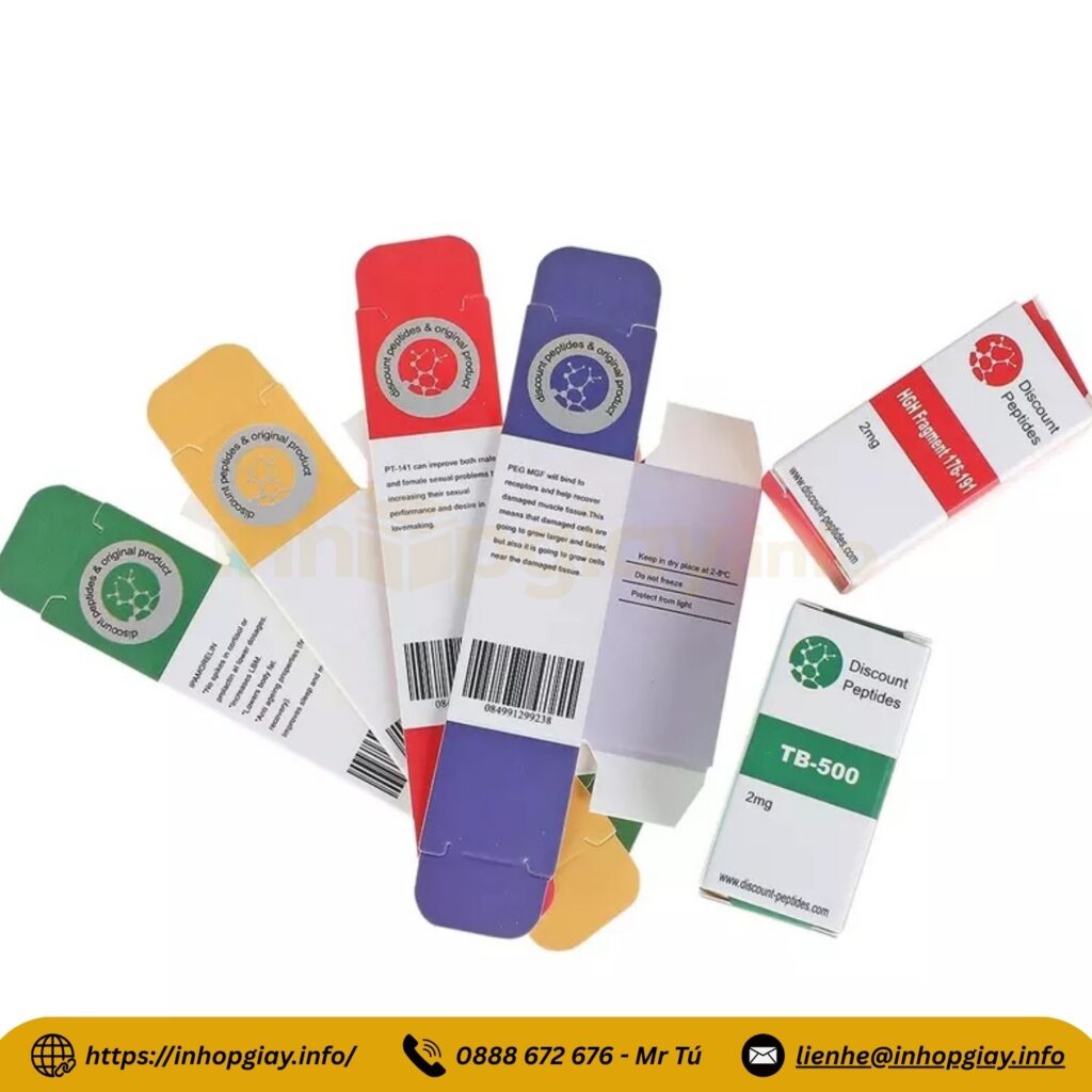 Hộp giấy đựng thuốc tây đạt chuẩn quy định