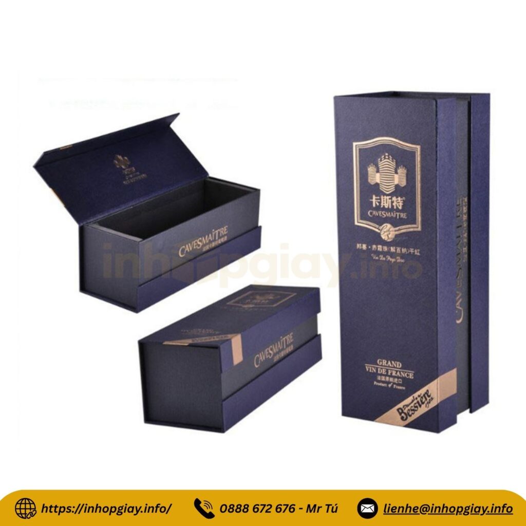 Hộp đựng giúp bảo vệ chai rượu tối ưu