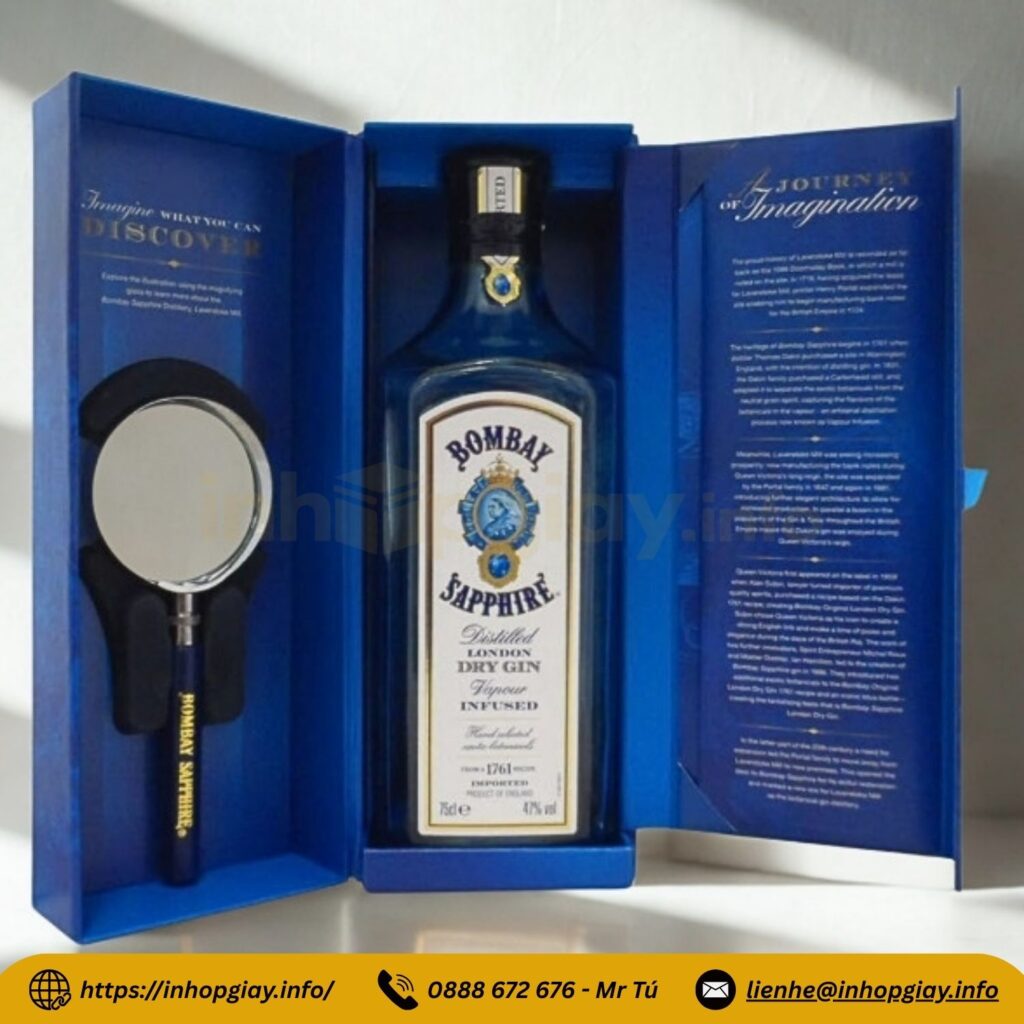 Giá in hộp đựng chai rượu chỉ từ 20.000đ/hộp