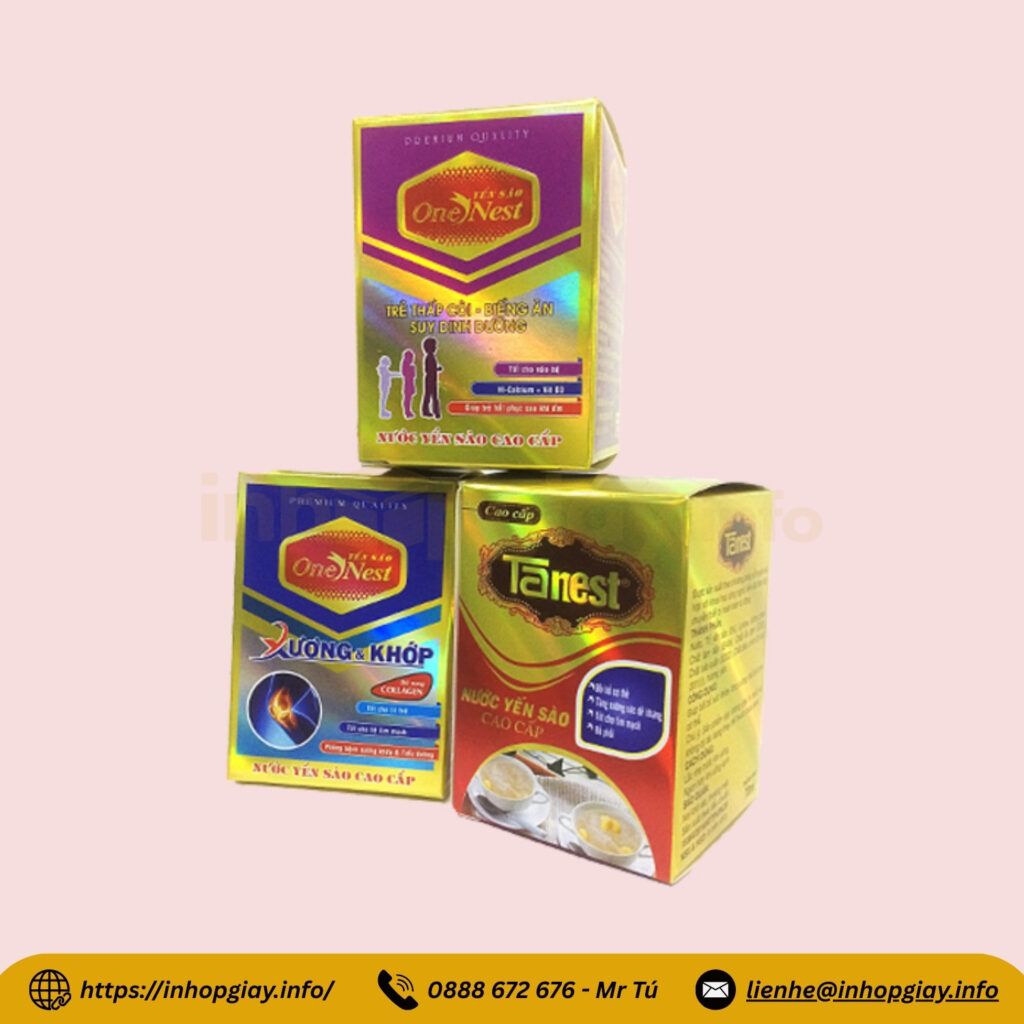 Quy trình đặt sản xuất hộp giấy cán màng metalize tại xưởng