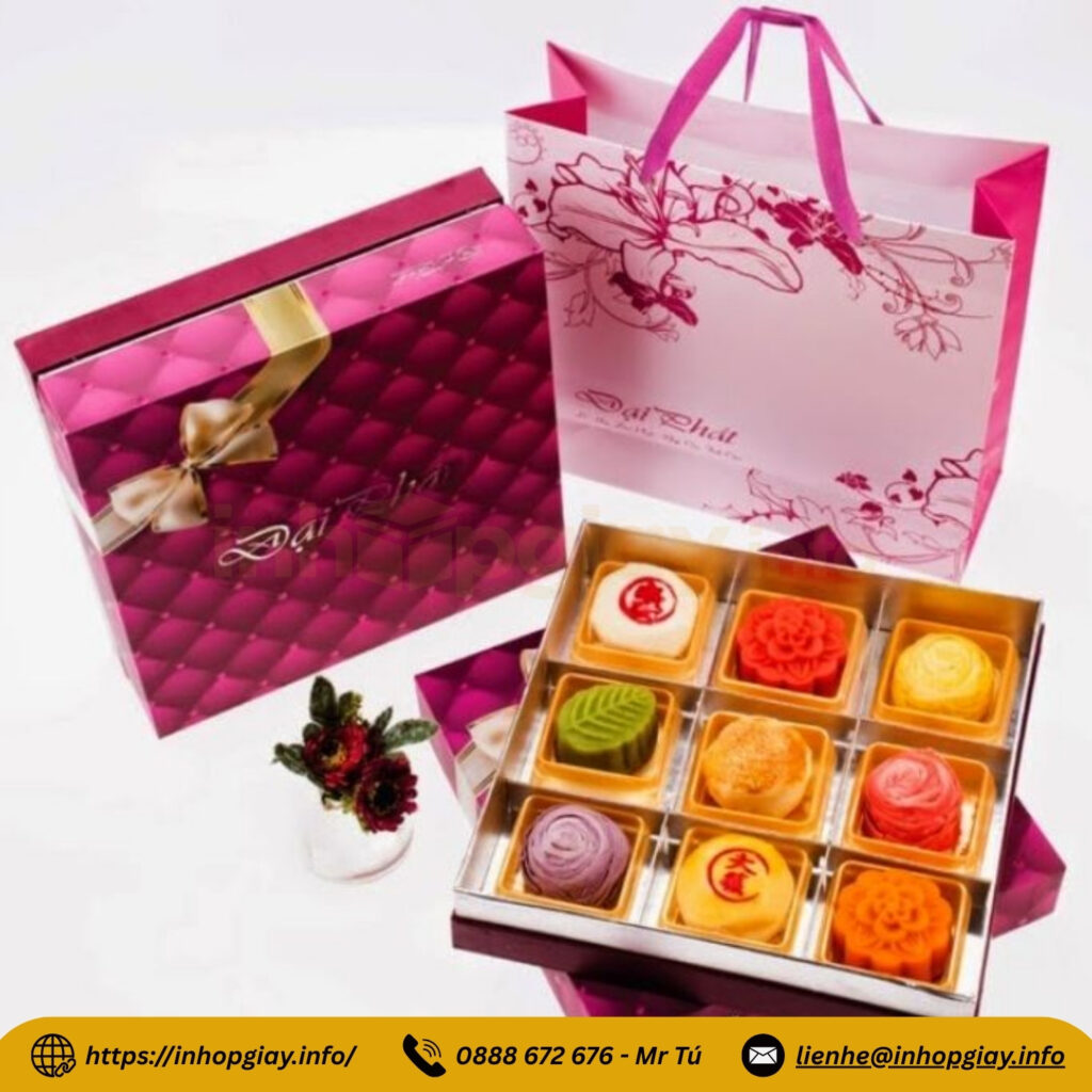 Hộp giấy đựng bánh nhiều vị Đại Phát