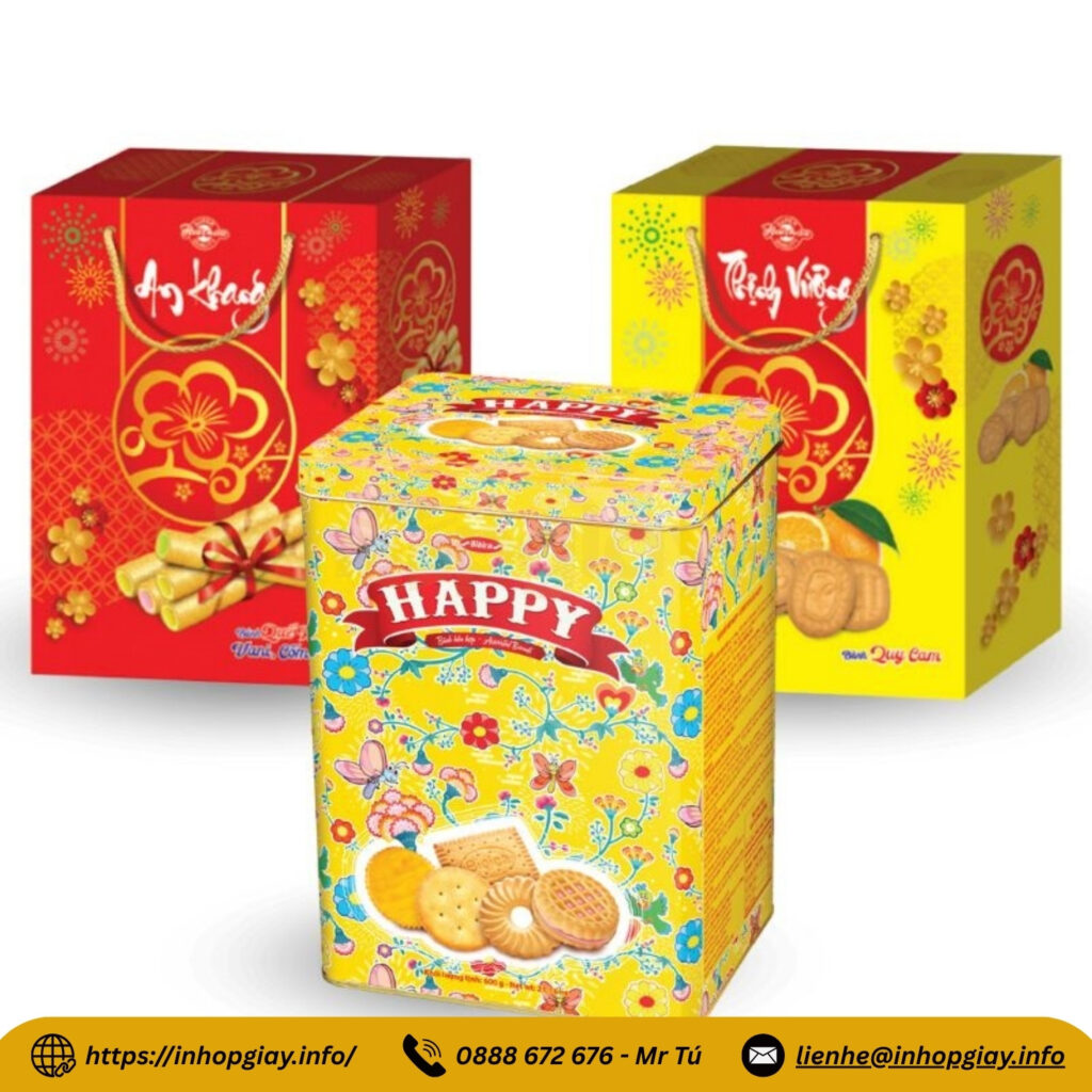 Đảm bảo đầy đủ thông tin cần in khi sản xuất hộp đựng bánh kẹo