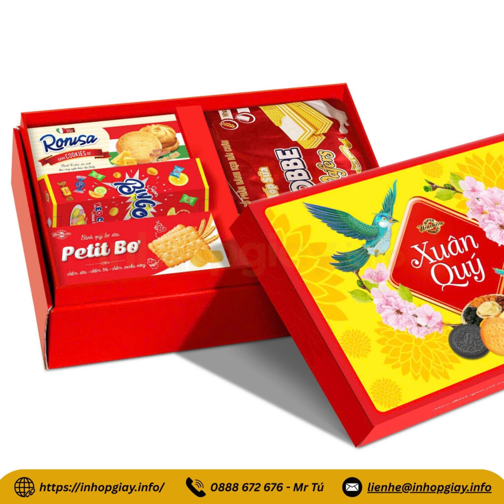 In hộp giấy đựng bánh Petit Bơ