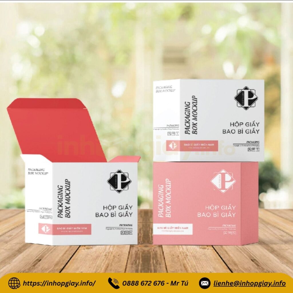 Gia công sau in như cán mờ, cán bóng giúp hộp thêm cao cấp