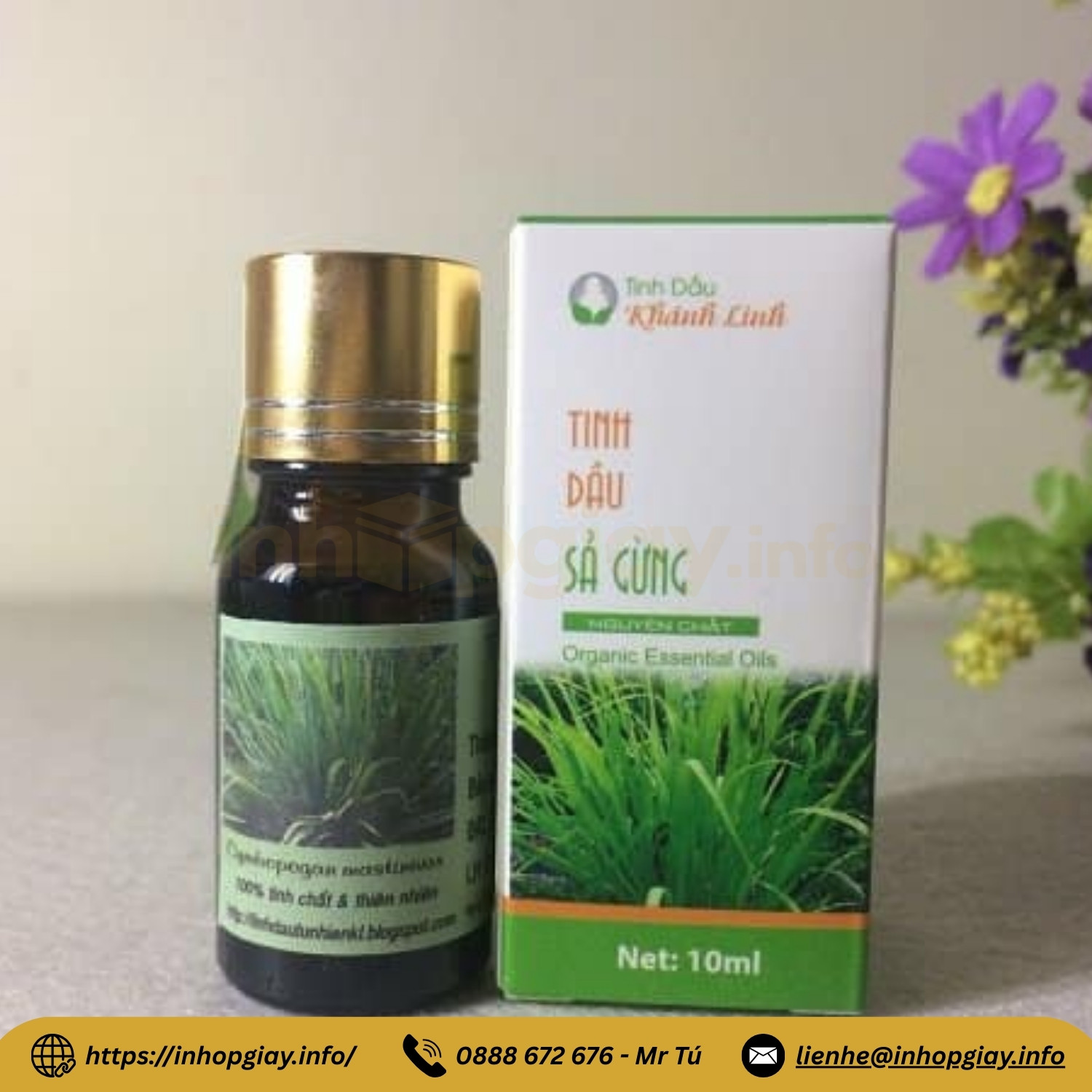 Xưởng in hộp tinh dầu theo yêu cầu, 30+ mẫu vỏ hộp giấy đựng tinh dầu đẹp - Nhận từ 200 hộp