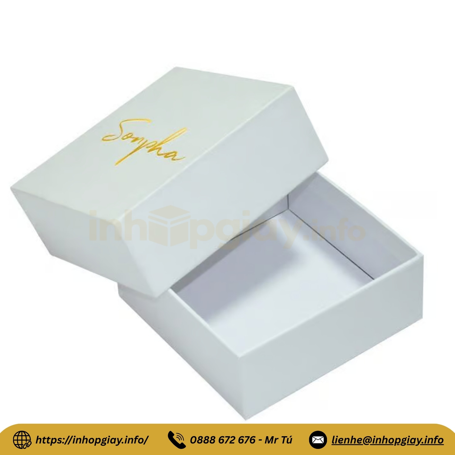 Hộp cứng giúp bảo vệ sản phẩm tối ưu và quảng bá thương hiệu khi in ấn logo