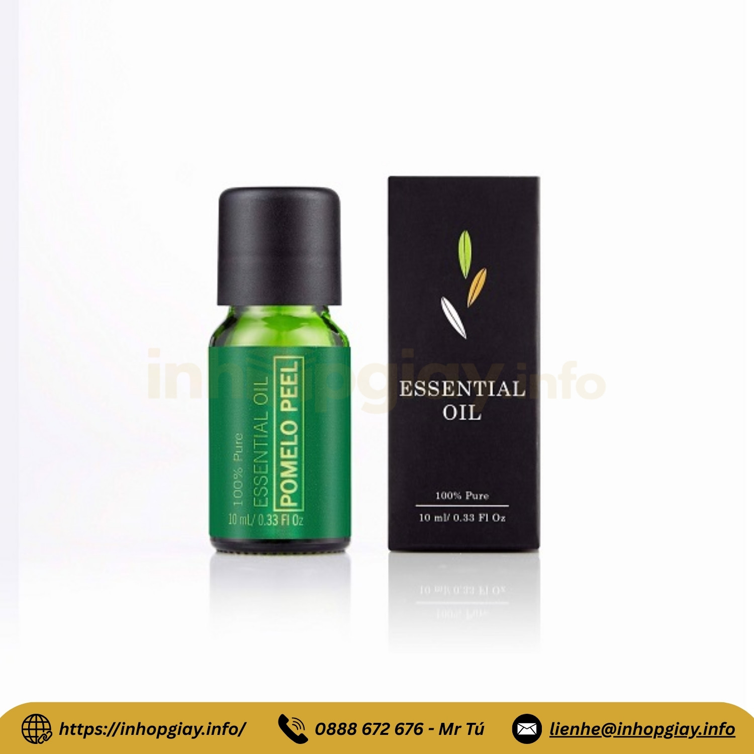 Xưởng in hộp tinh dầu theo yêu cầu, 30+ mẫu vỏ hộp giấy đựng tinh dầu đẹp - Nhận từ 200 hộp