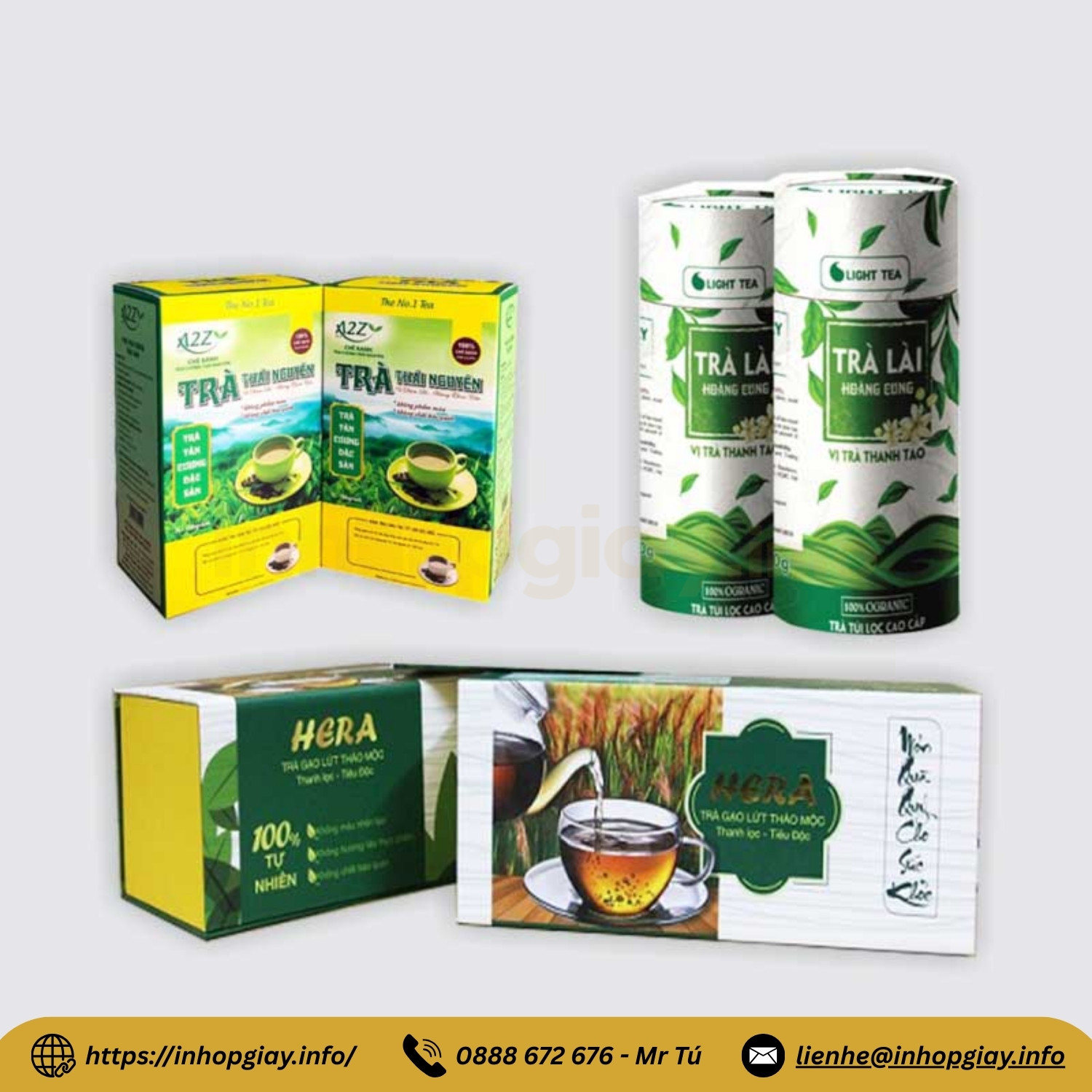 Xưởng in hộp trà bát giác, vỏ hộp đựng trà theo yêu cầu với 30+ mẫu thiết kế đẹp - Nhận từ 200 hộp