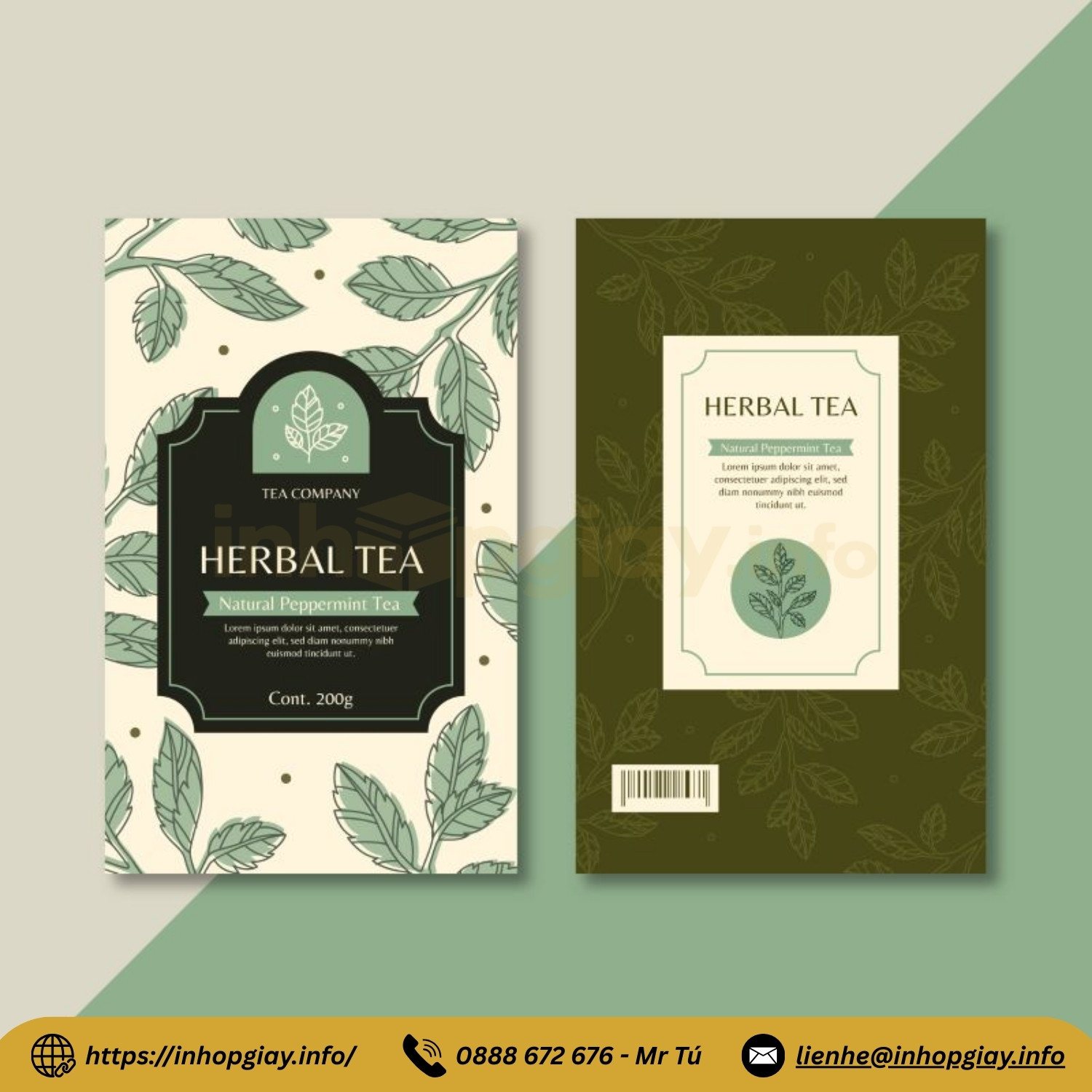 Quy trình đặt thiết kế và in hộp đựng trà tại xưởng chuyên nghiệp, minh bạch