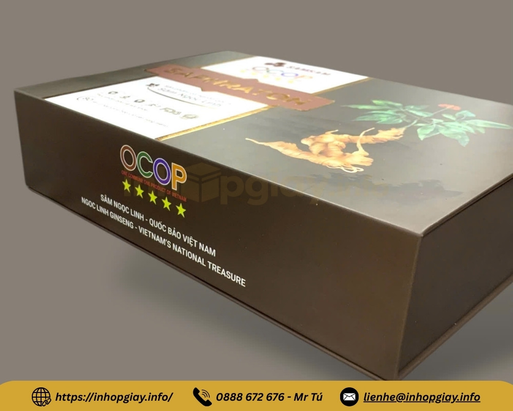 In hộp giấy Info hỗ trợ sản xuất mẫu hộp để khách hàng duyệt trước