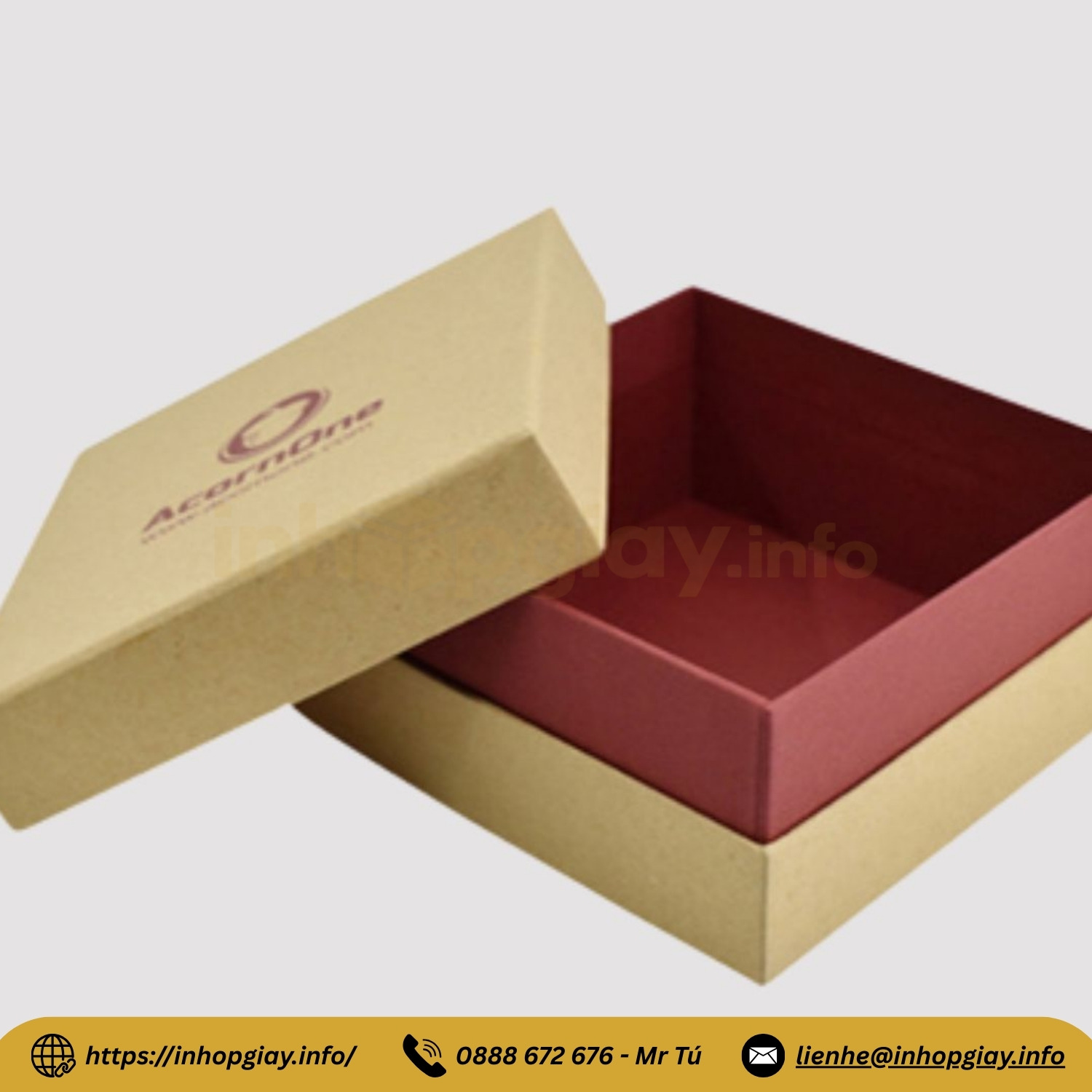 Xưởng thiết kế và sản xuất hộp âm dương trọn gói, giá từ 20.000đ/hộp