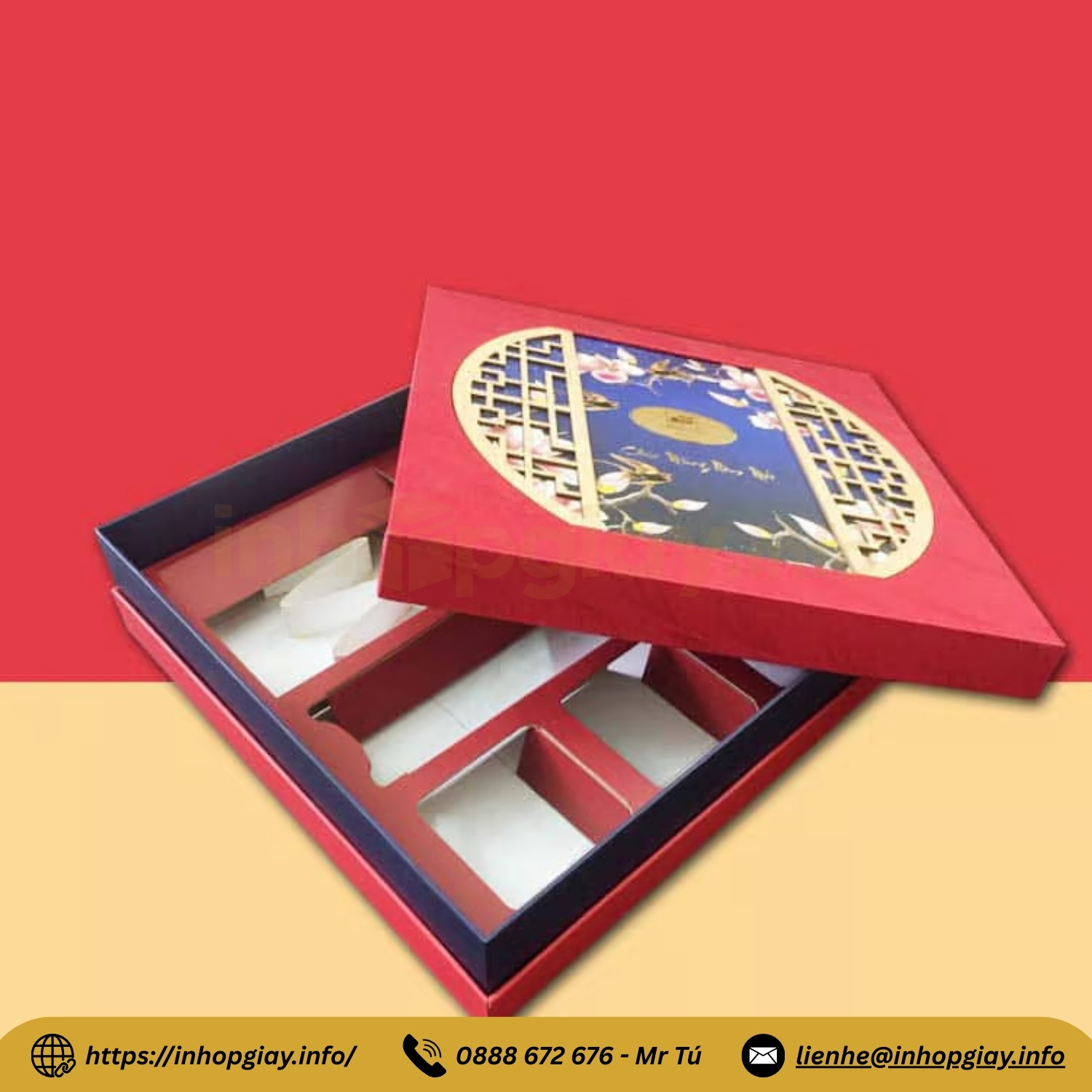 Hộp đựng quà tặng in logo theo yêu cầu