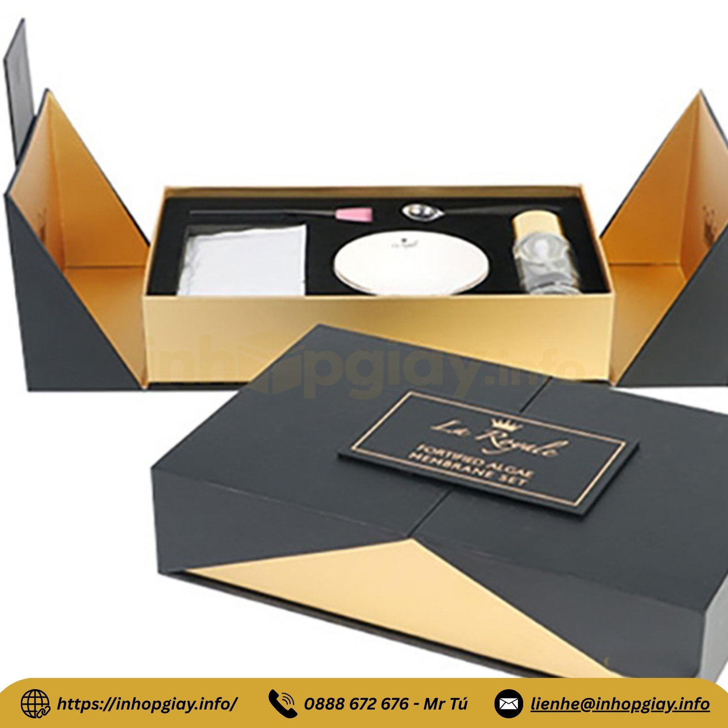 Xưởng thiết kế và sản xuất hộp cánh bướm theo yêu cầu - Giá từ 30.000đ/hộp