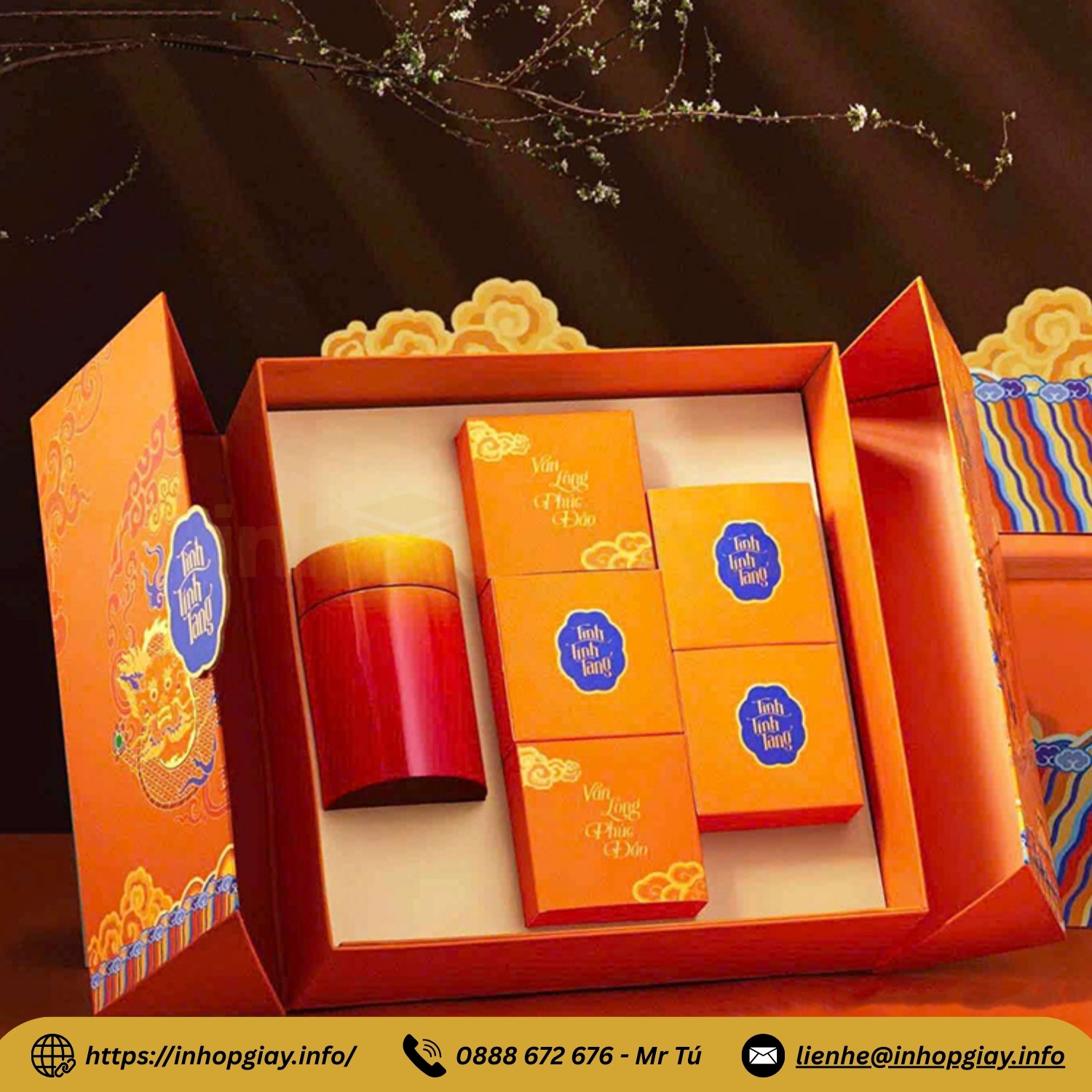 Xưởng thiết kế và sản xuất hộp cánh bướm theo yêu cầu - Giá từ 30.000đ/hộp