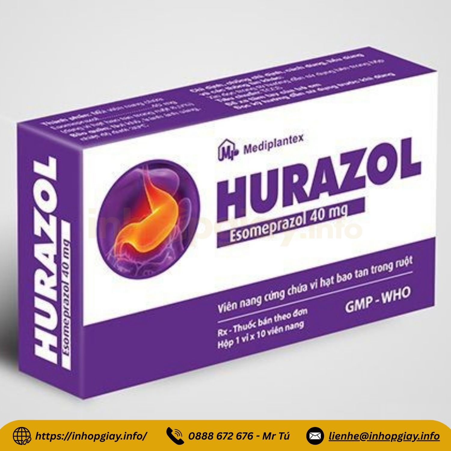 Xưởng in hộp giấy đựng thuốc tây, dược phẩm, hộp thuốc đông y - Nhận từ 200 hộp