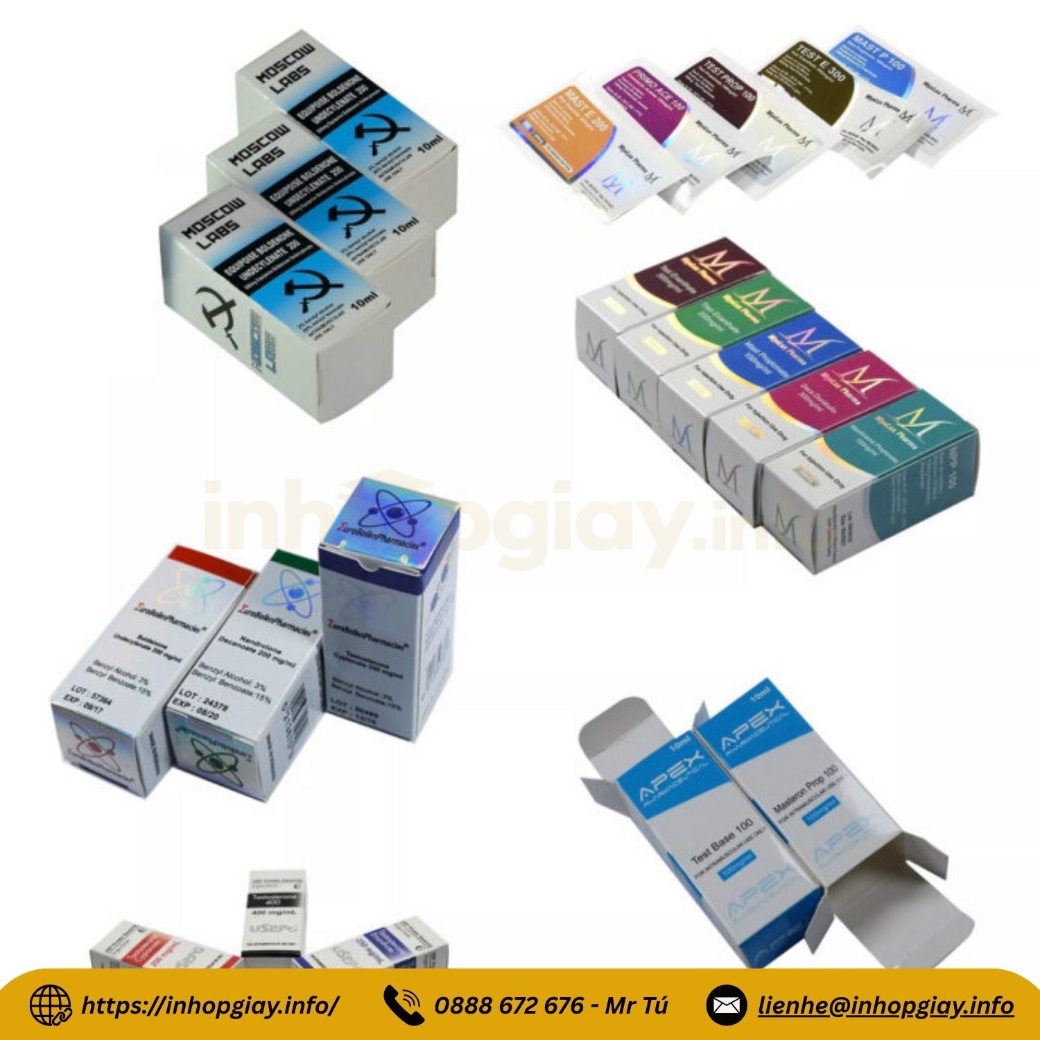 Xưởng in hộp giấy đựng thuốc tây, dược phẩm, hộp thuốc đông y - Nhận từ 200 hộp