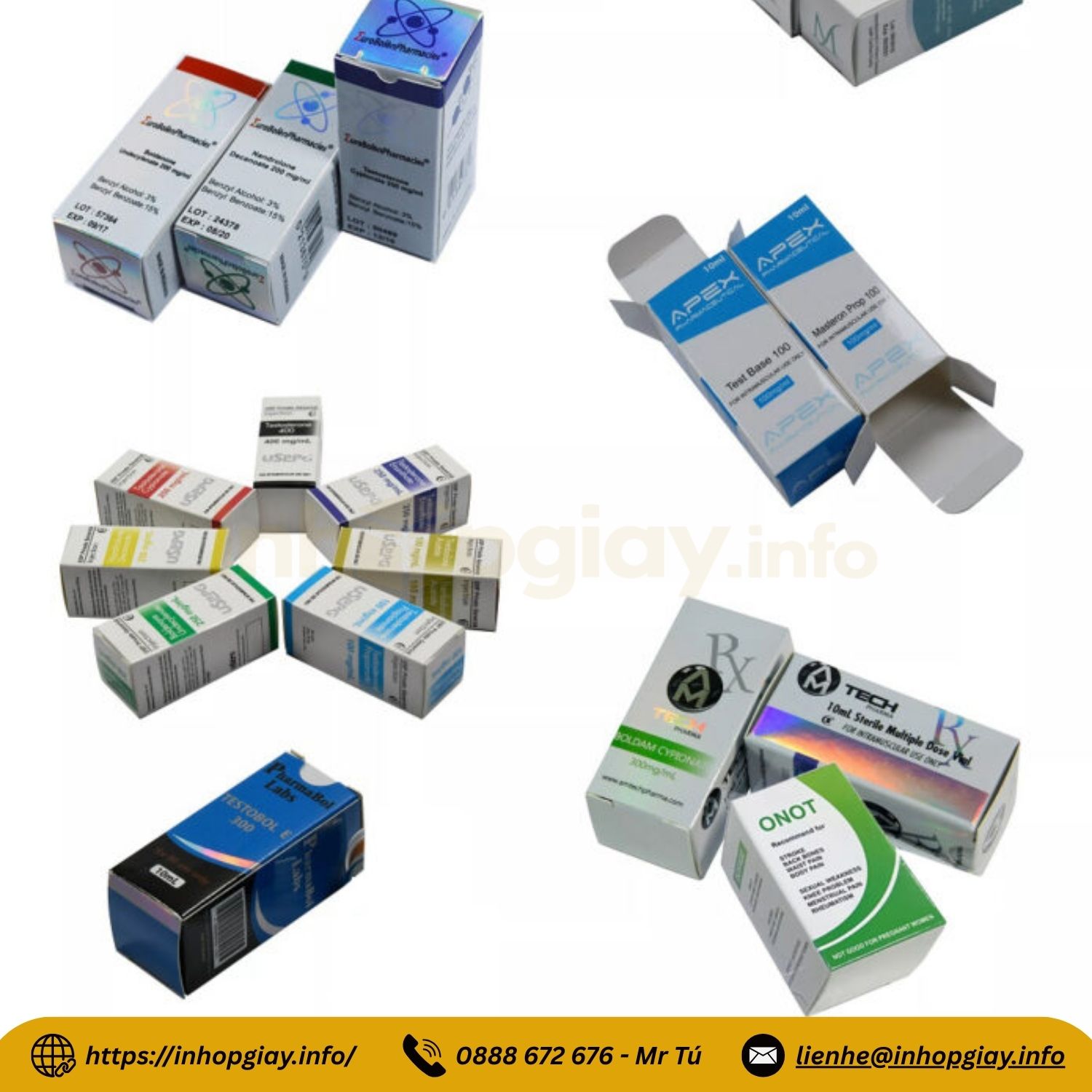 Xưởng in hộp giấy đựng thuốc tây, dược phẩm, hộp thuốc đông y - Nhận từ 200 hộp