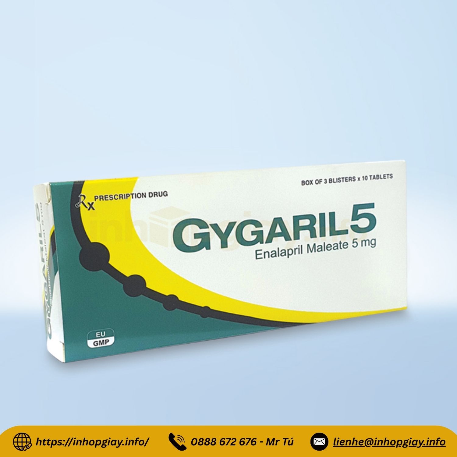 Xưởng in hộp giấy đựng thuốc tây, dược phẩm, hộp thuốc đông y - Nhận từ 200 hộp