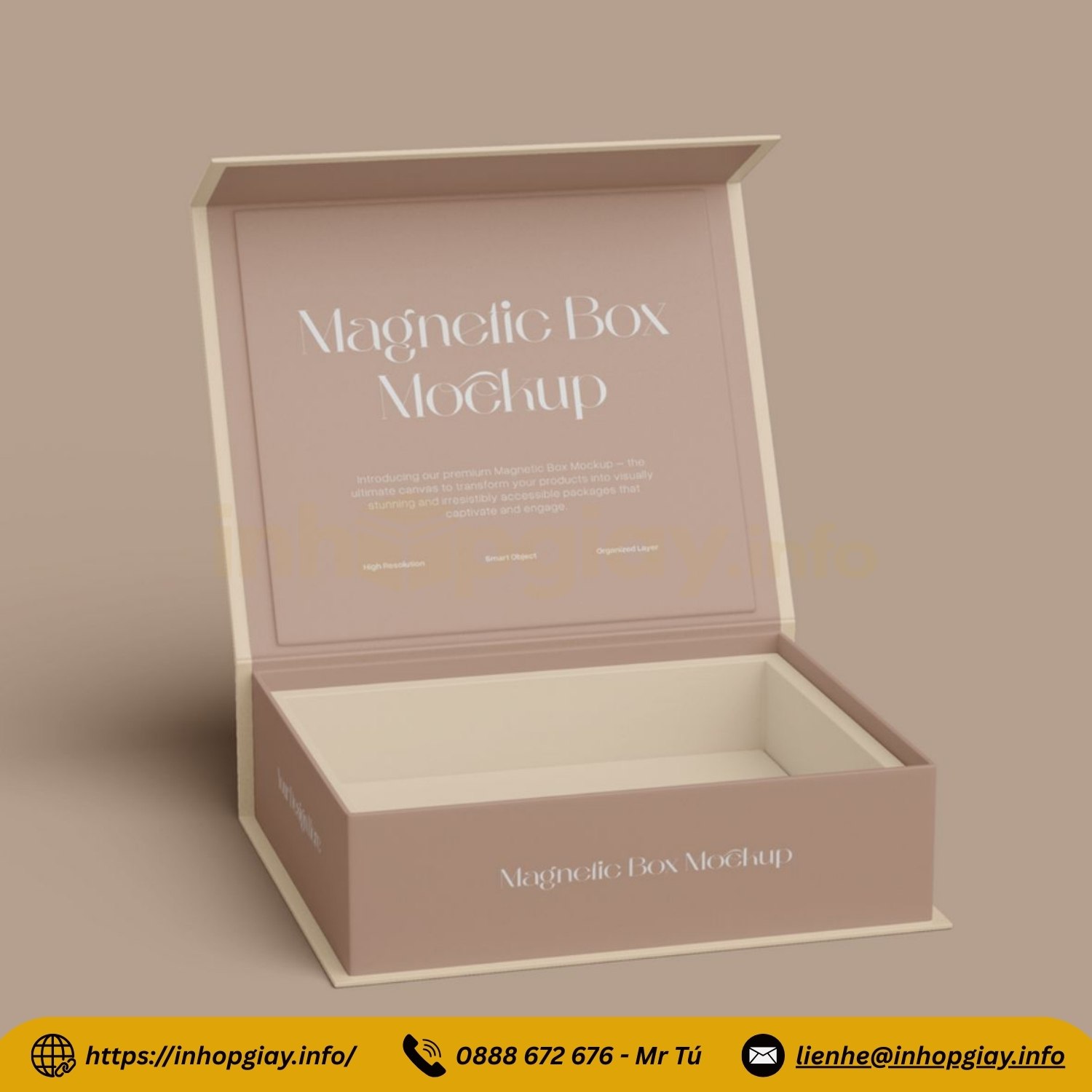 Xưởng thiết kế, in hộp nam châm theo yêu cầu - Giá từ 25.000đ/hộp, chiết khấu đến 3%