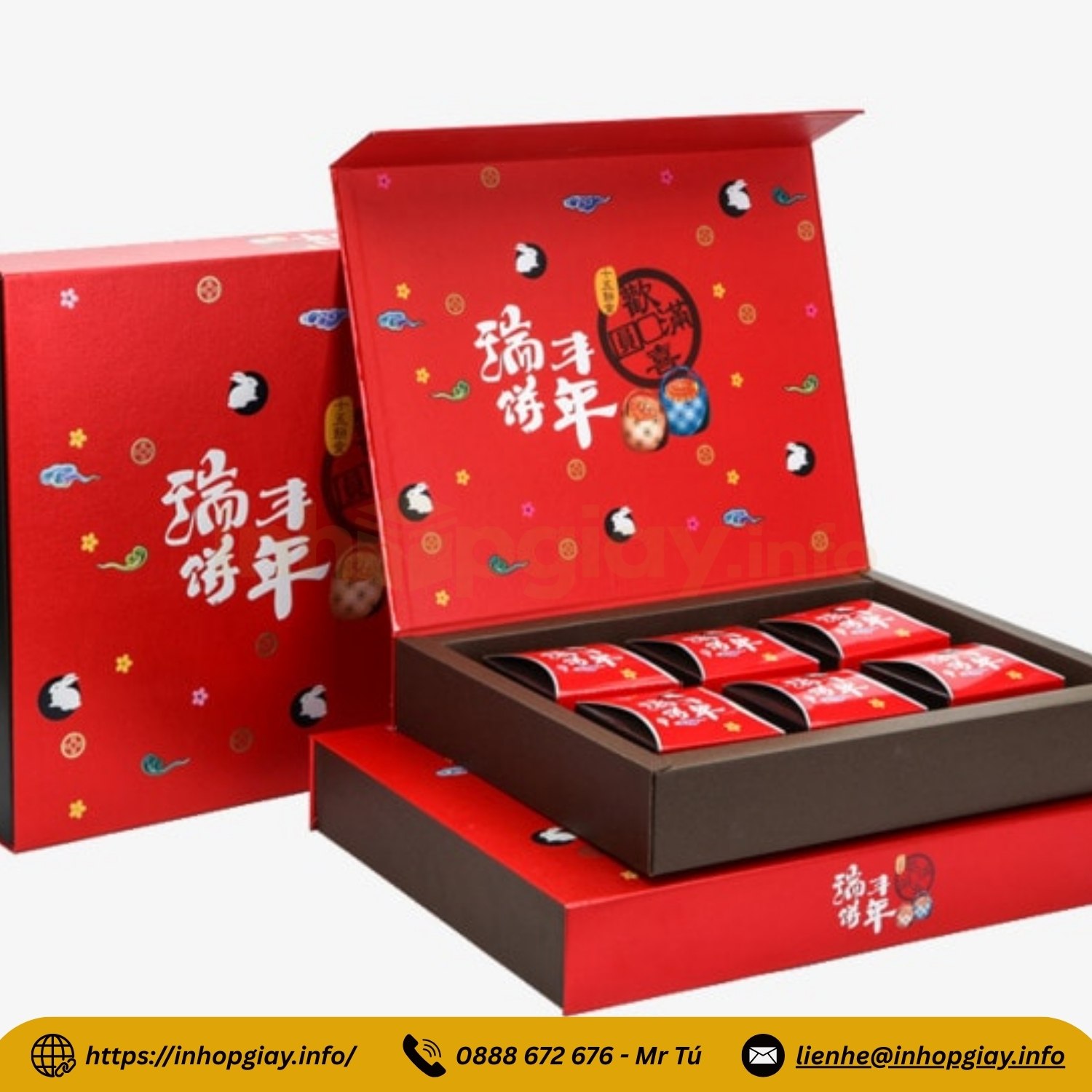 Xưởng thiết kế, in hộp nam châm theo yêu cầu - Giá từ 25.000đ/hộp, chiết khấu đến 3%