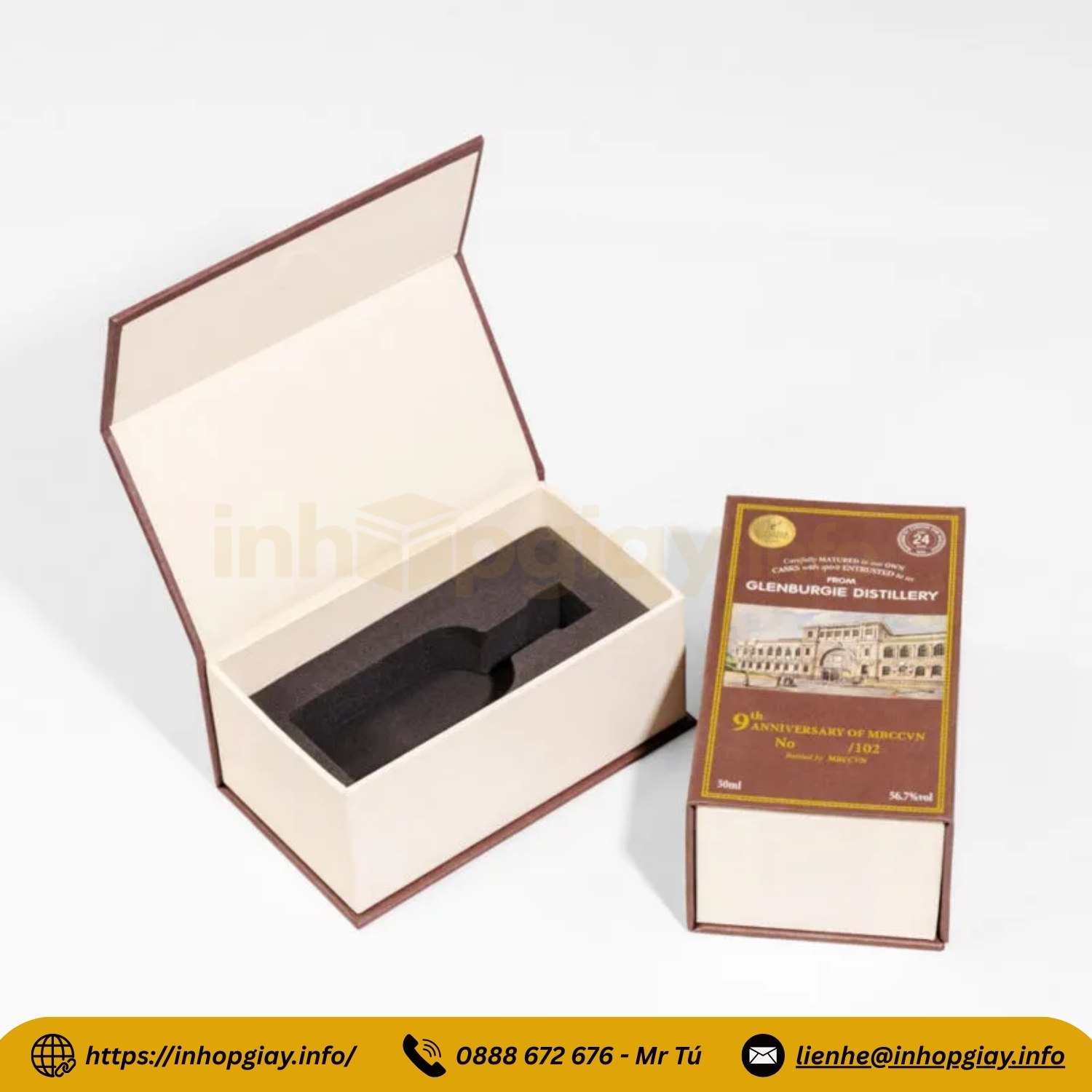 Xưởng thiết kế, in hộp nam châm theo yêu cầu - Giá từ 25.000đ/hộp, chiết khấu đến 3%