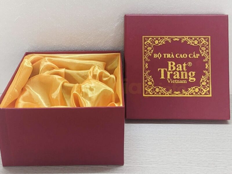 Xưởng sản xuất hộp xi lót lụa đựng ấm chén, ly sứ, bình hút lộc, quà tặng - Nhận từ 200 hộp