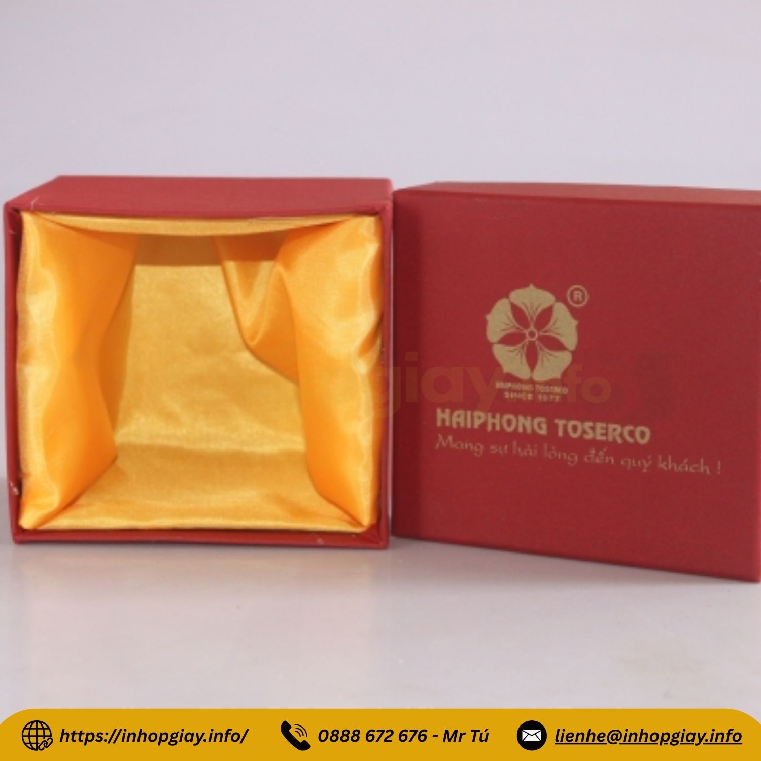 Xưởng sản xuất hộp xi lót lụa đựng ấm chén, ly sứ, bình hút lộc, quà tặng - Nhận từ 200 hộp