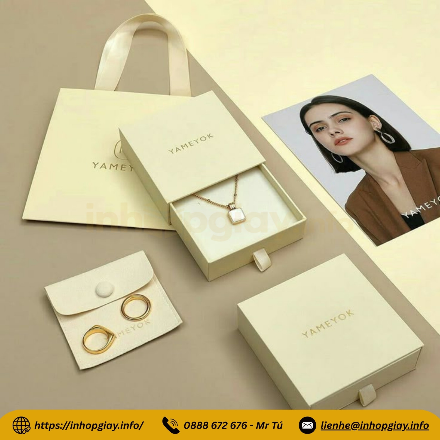 Xưởng in hộp đựng trang sức theo yêu cầu - Nhận sản xuất từ 200 hộp, chiết khấu đến 3%