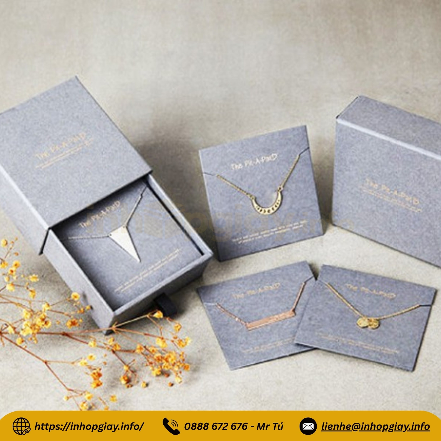 Xưởng in hộp đựng trang sức theo yêu cầu - Nhận sản xuất từ 200 hộp, chiết khấu đến 3%