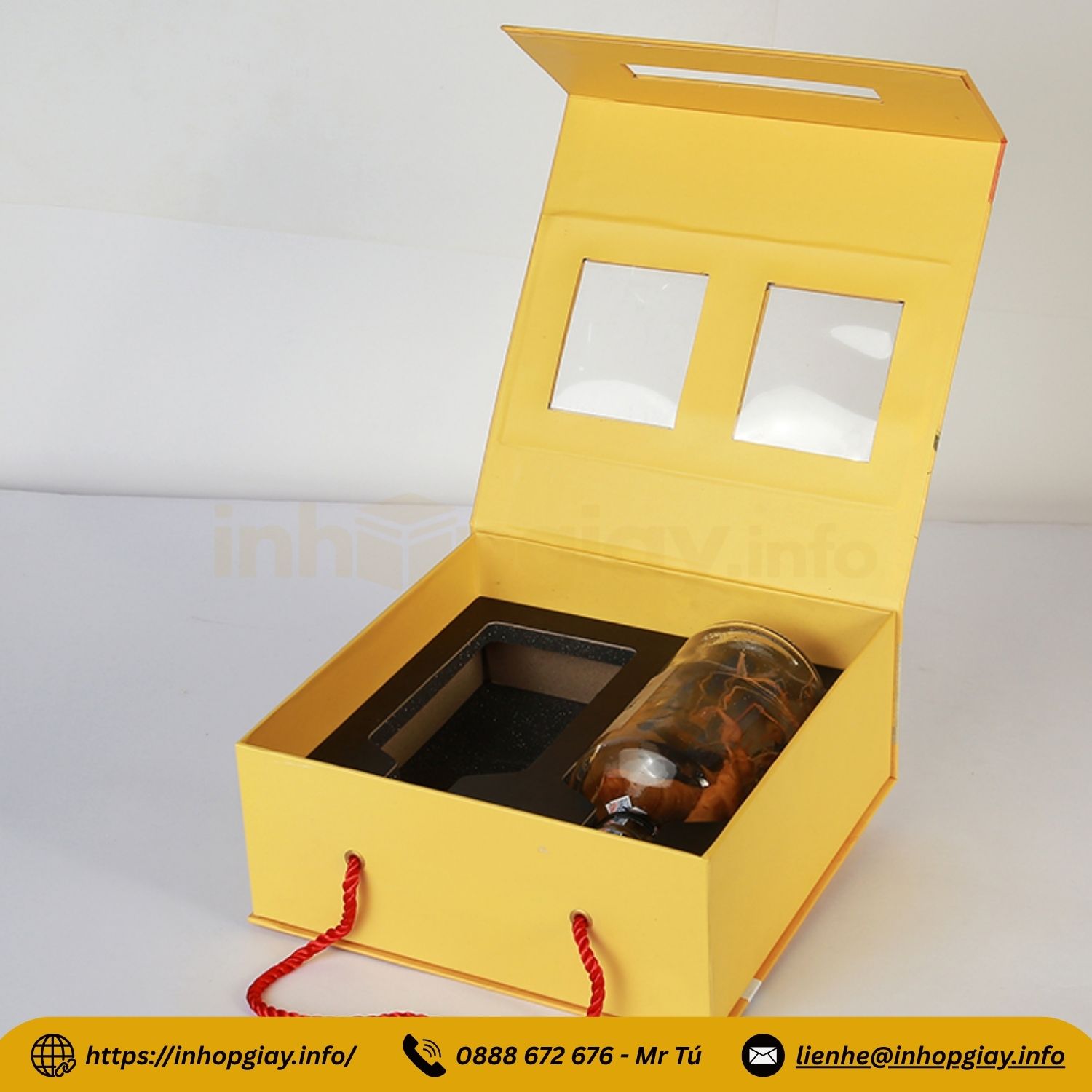 Xưởng in hộp giấy đựng rượu cao cấp - Nhận từ 200 hộp, thiết kế mẫu miễn phí