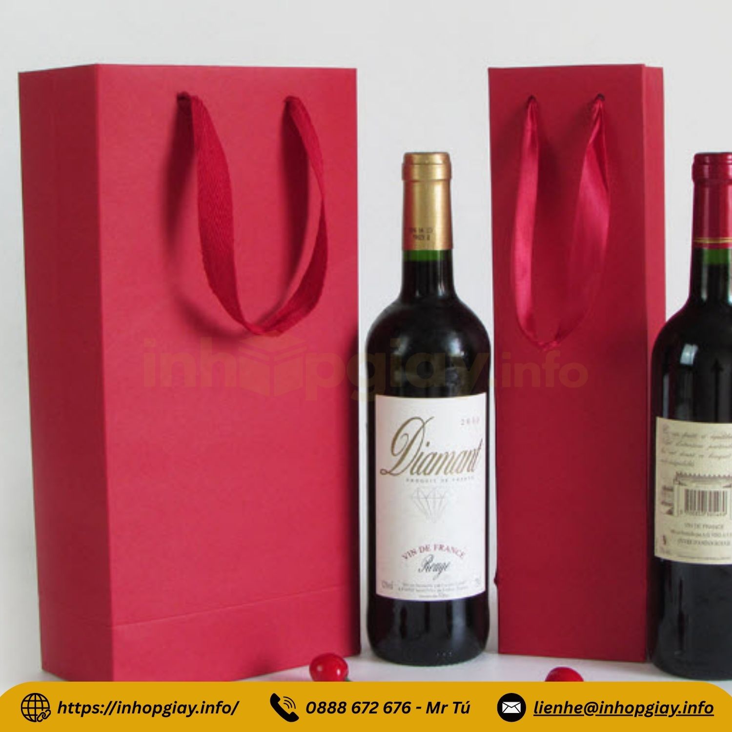 Xưởng in hộp giấy đựng rượu cao cấp - Nhận từ 200 hộp, thiết kế mẫu miễn phí