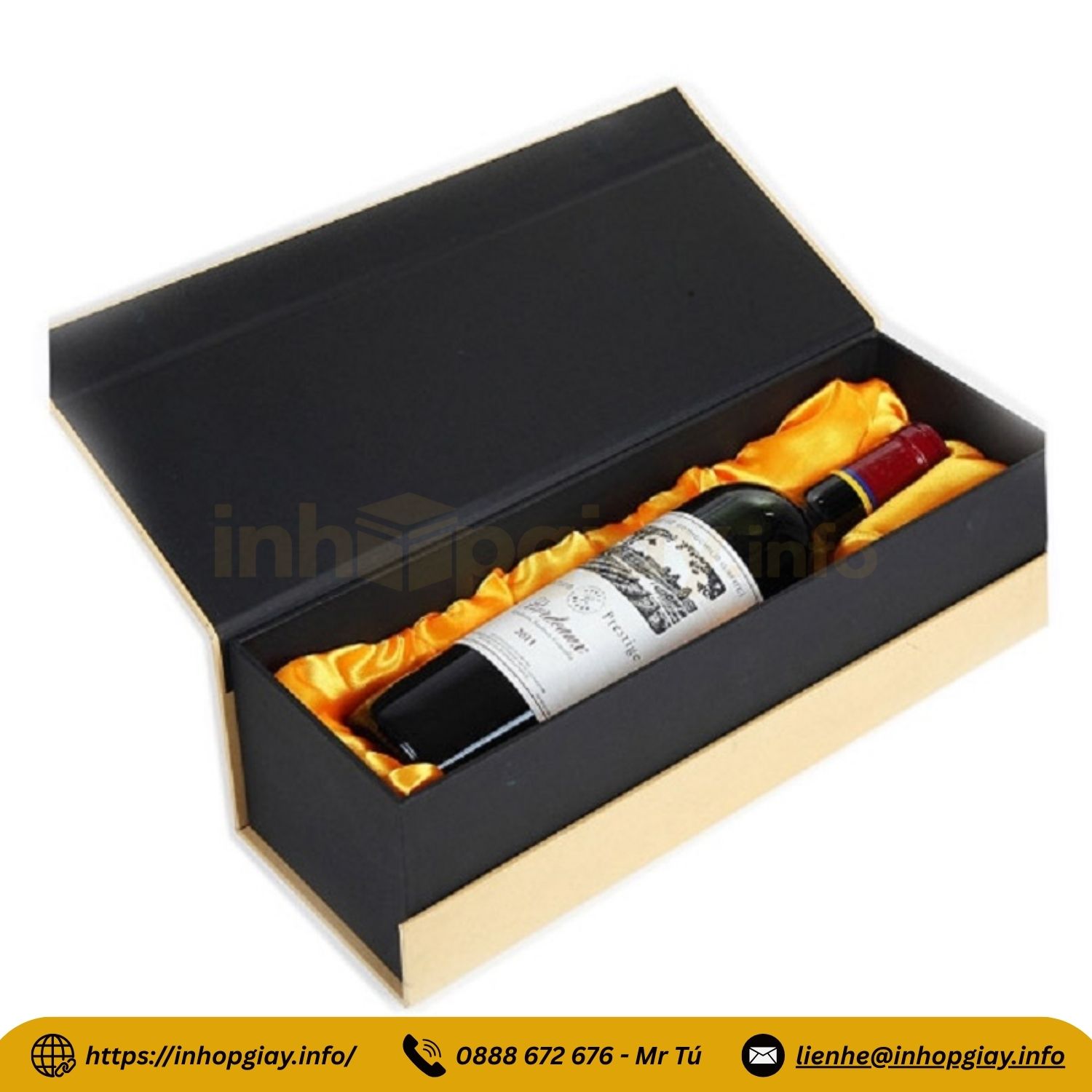 Xưởng in hộp giấy đựng rượu cao cấp - Nhận từ 200 hộp, thiết kế mẫu miễn phí