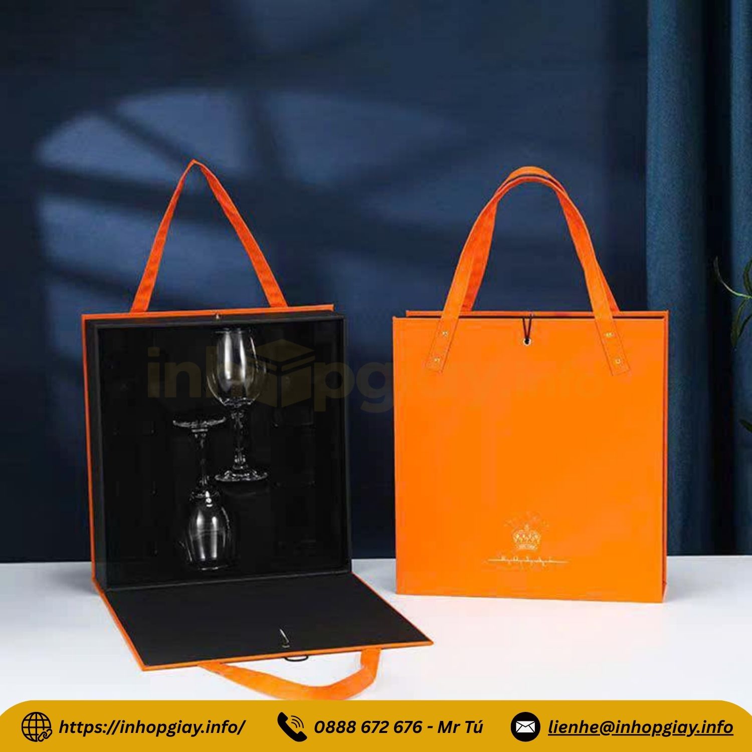 Xưởng in hộp giấy đựng rượu cao cấp - Nhận từ 200 hộp, thiết kế mẫu miễn phí