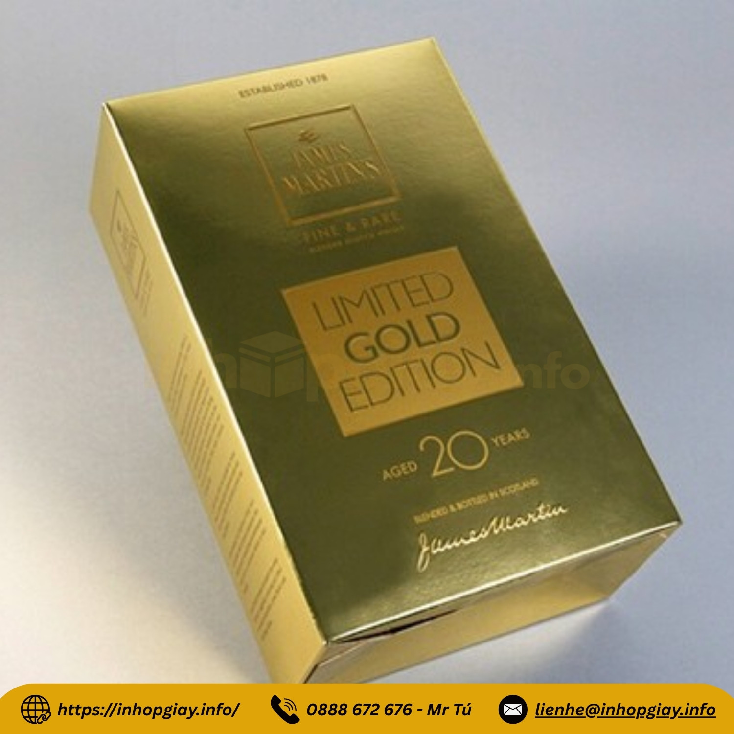 Xưởng in hộp metalize theo yêu cầu, nhận từ 200 hộp, chiết khấu đến 3%