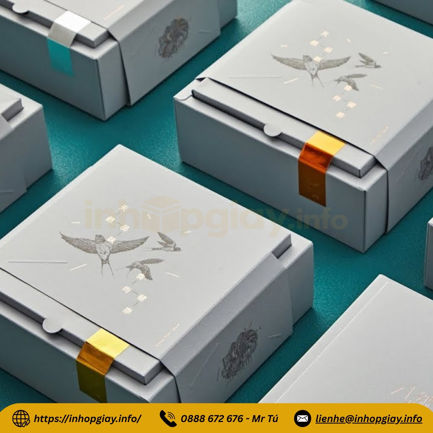 Hộp giấy màng metalize có nhiều kiểu dáng và loại màng