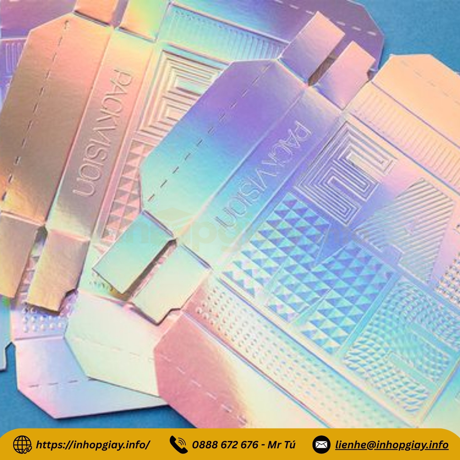 Xưởng in hộp metalize theo yêu cầu, nhận từ 200 hộp, chiết khấu đến 3%