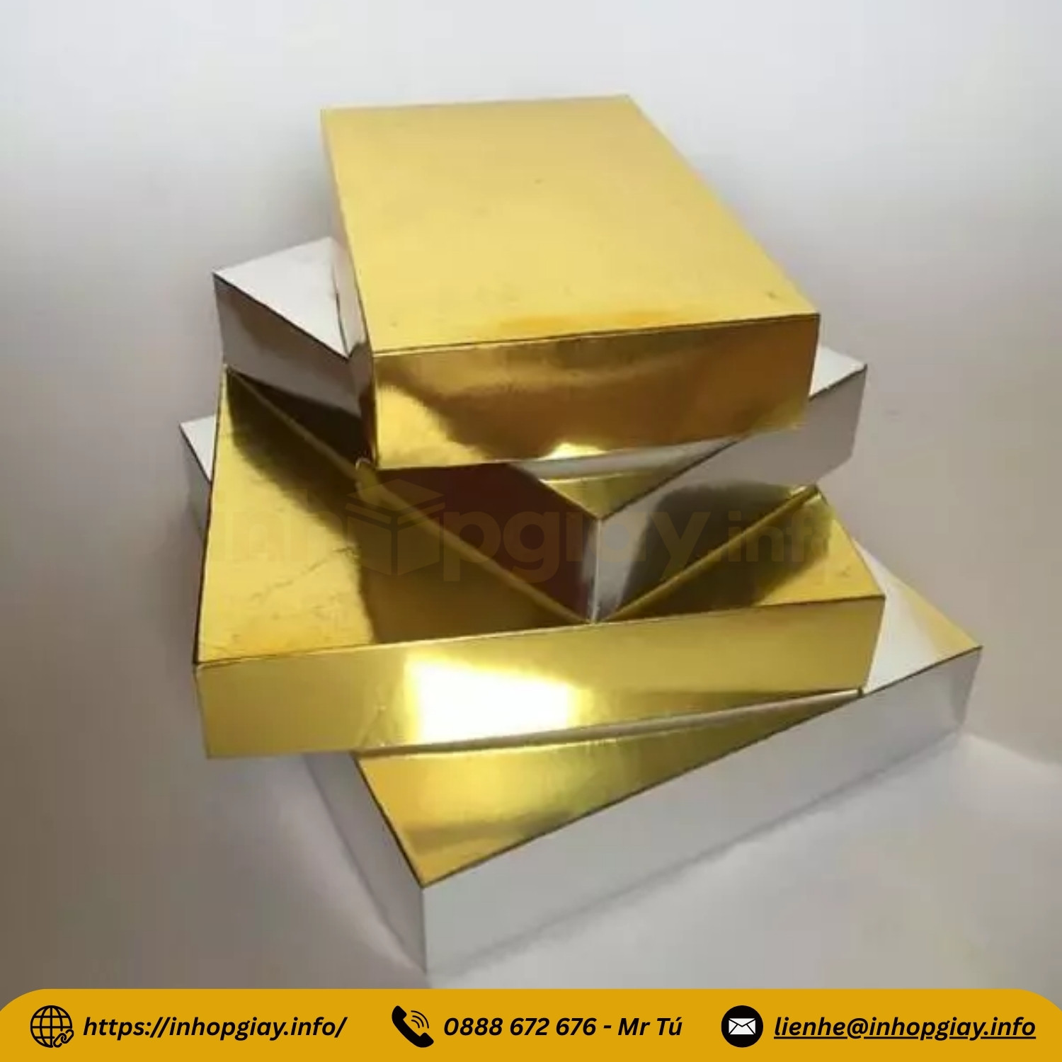Xưởng in hộp metalize theo yêu cầu, nhận từ 200 hộp, chiết khấu đến 3%