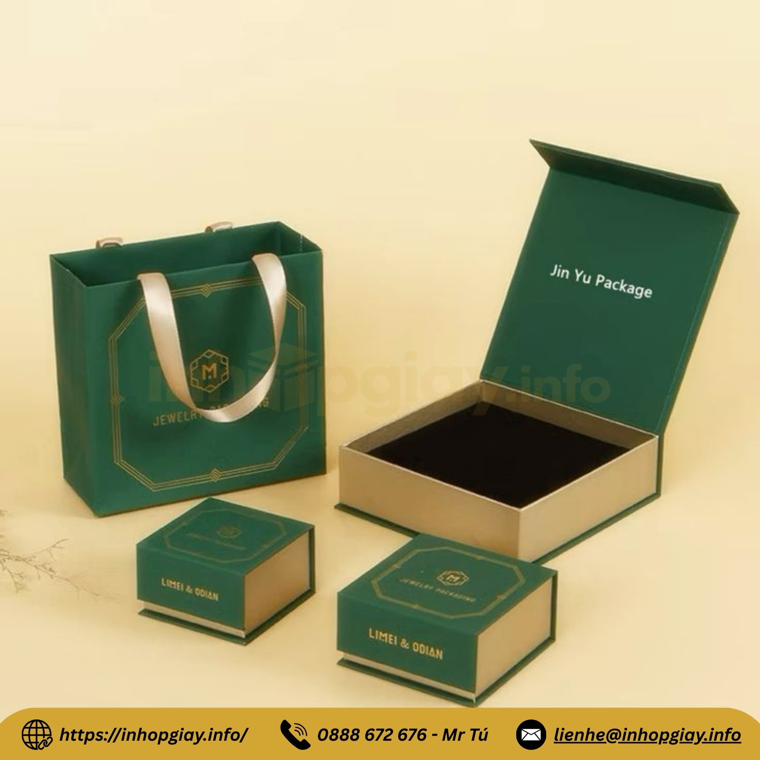 In hộp quà dạng nam châm cao cấp