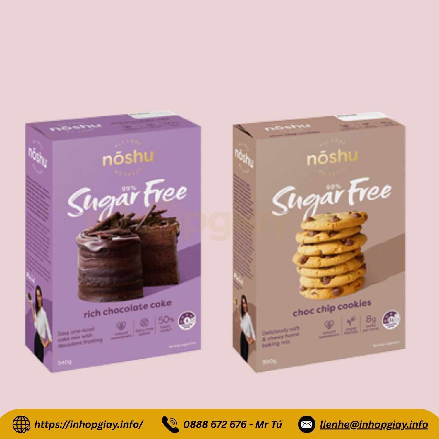 Hộp giấy in đầy đủ thông tin sẽ tuân thủ quy định an toàn thực phẩm