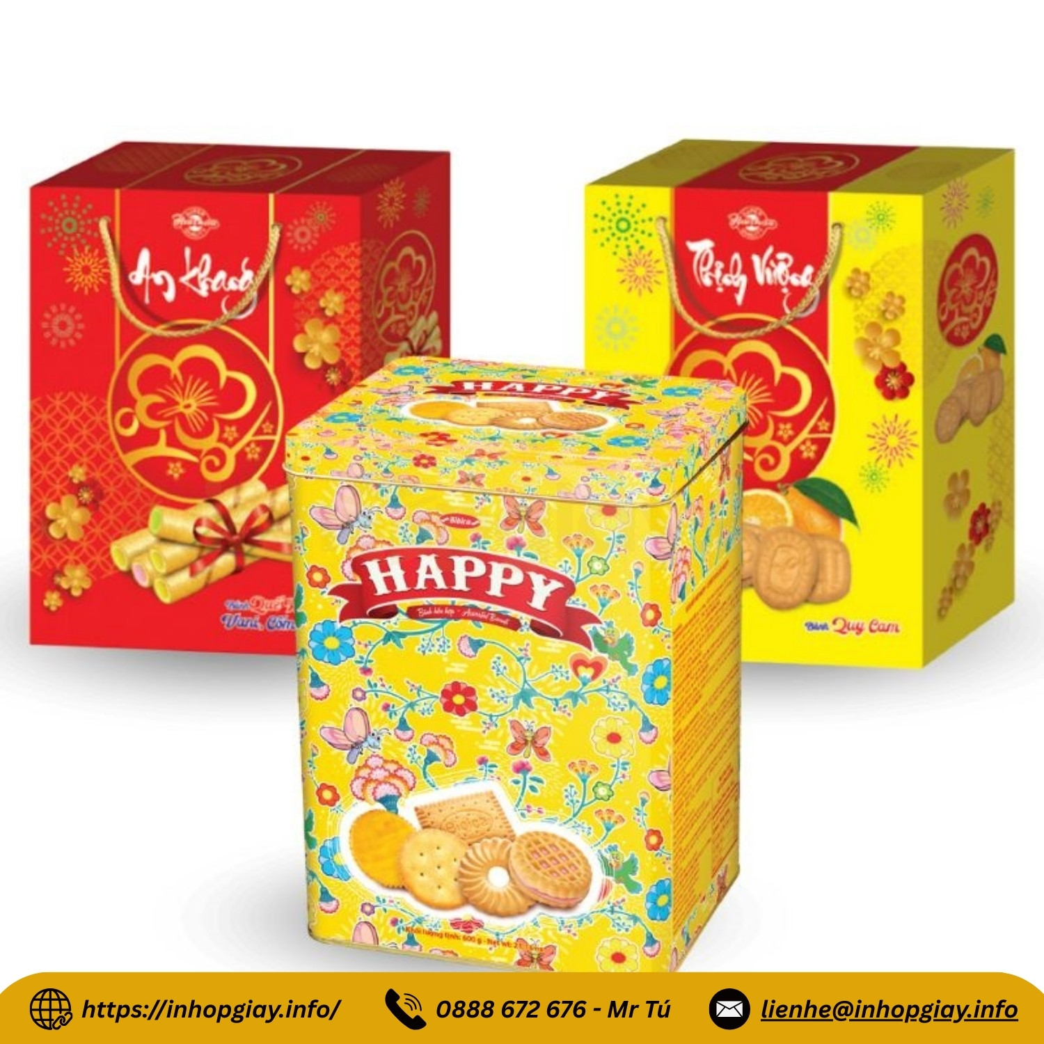 Đảm bảo đầy đủ thông tin cần in khi sản xuất hộp đựng bánh kẹo