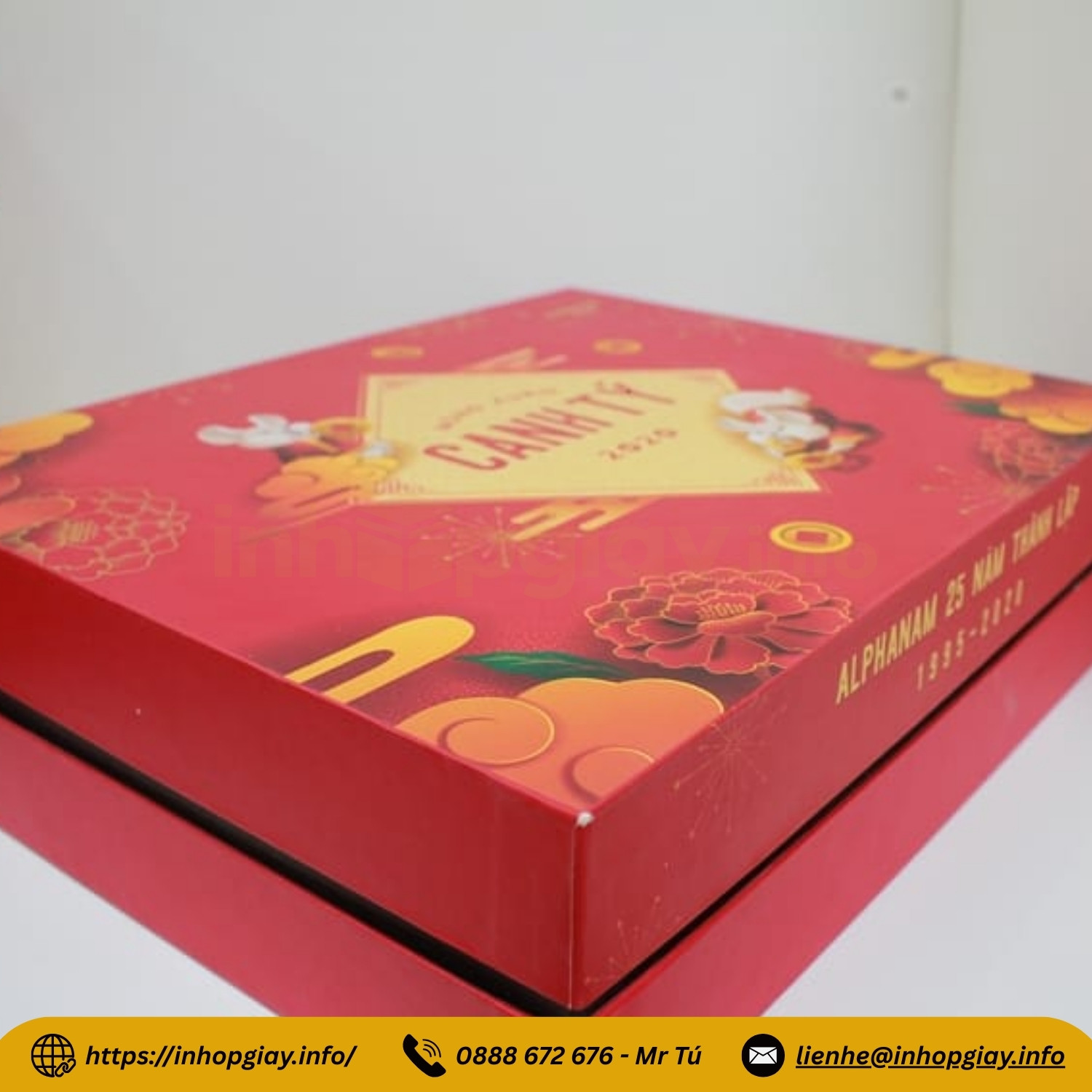 In hộp giấy Info là xưởng sản xuất hộp đựng bánh kẹo theo yêu cầu, trực tiếp