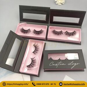 Xưởng sản xuất hộp giấy đựng mi giả, nhận từ 200 hộp, báo giá nhanh trong 2 giờ