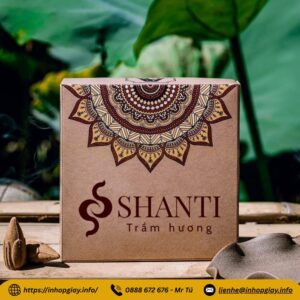 Xưởng in hộp giấy đựng nhang, hộp trầm hương theo yêu cầu - Nhận từ 200 hộp