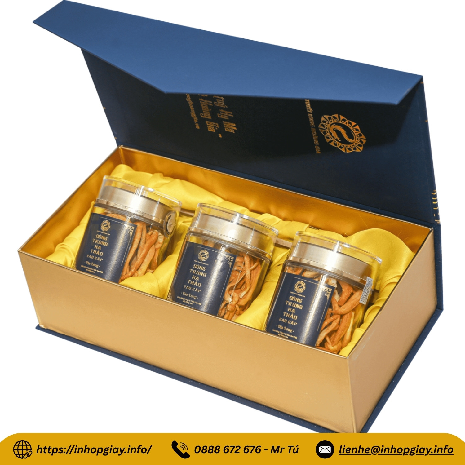 Xưởng in hộp đông trùng hạ thảo theo yêu cầu - Nhận từ 200 hộp, chiết khấu cao