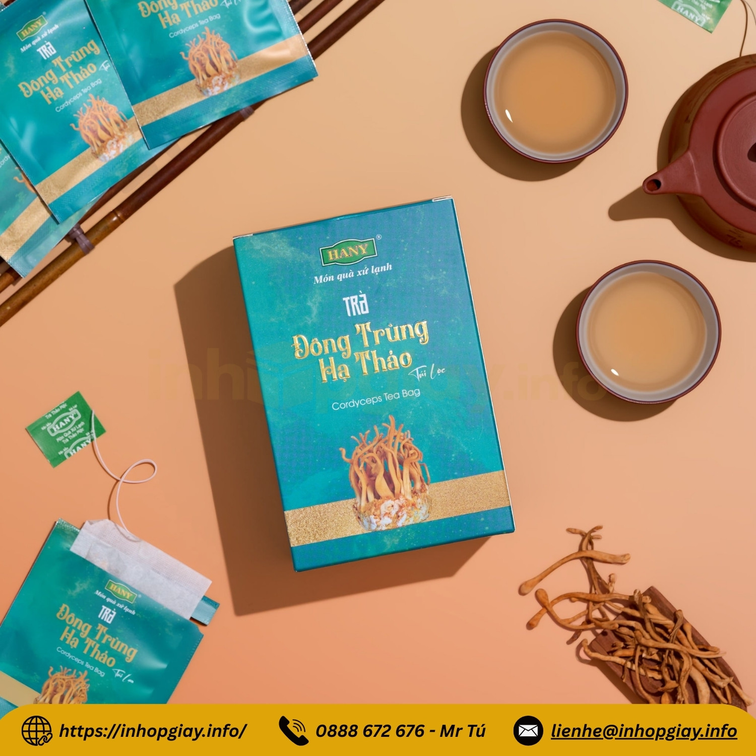 Xưởng in hộp đông trùng hạ thảo theo yêu cầu - Nhận từ 200 hộp, chiết khấu cao